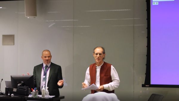 During the event Georgetown and Northwestern Qatar Multiversity Seminar at QF Reveals the Hidden History of Qatar