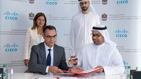 MoU Between Minister of State for Artificial Intelligence, Digital Economy and Remote Work Applications and Cisco