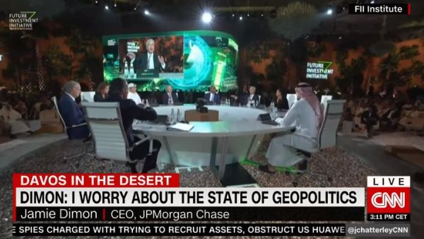 JPMorgan Chase CEO Jamie Dimon has said he is more concerned about global geopolitics than he is about slowing economic growth in the United States. America’s top bankers tell CNN’s Richard Quest they are more worried about geopolitics than recession