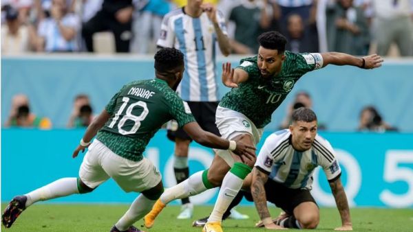 فوز تاريخي للسعودية على الارجنتين في مونديال قطر