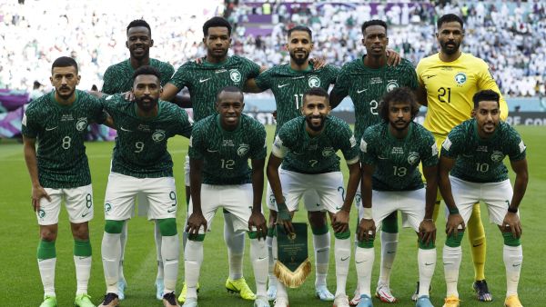 منتخب السعودية (المصدر: أ ف ب)