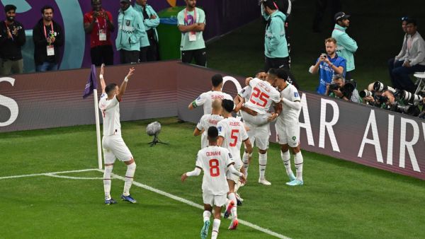 المغرب تتفوق على بلجيكا (المصدر: أ ف ب)