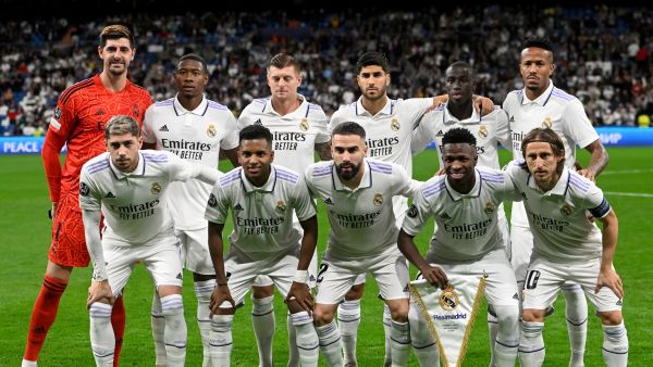 فريق ريال مدريد (المصدر: أ ف ب)