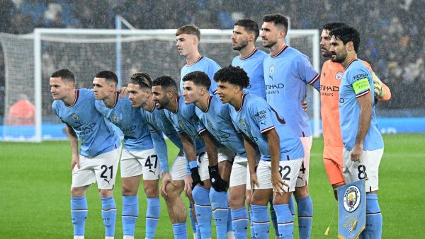فريق مانشستر سيتي (المصدر: أ ف ب)