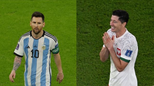 ليفاندوفسكي يواجه ميسي اليوم (المصدر: أ ف ب)