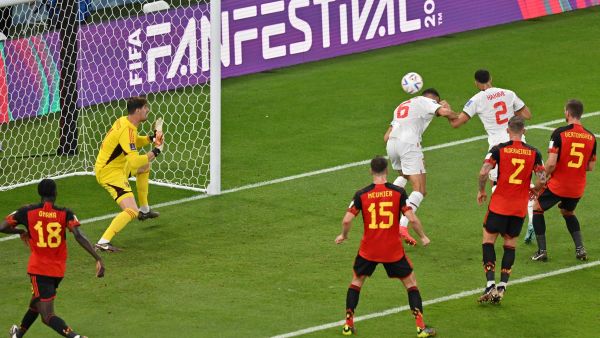 لقطة هدف المغرب الذي تم إلغاؤه (المصدر: أ ف ب)