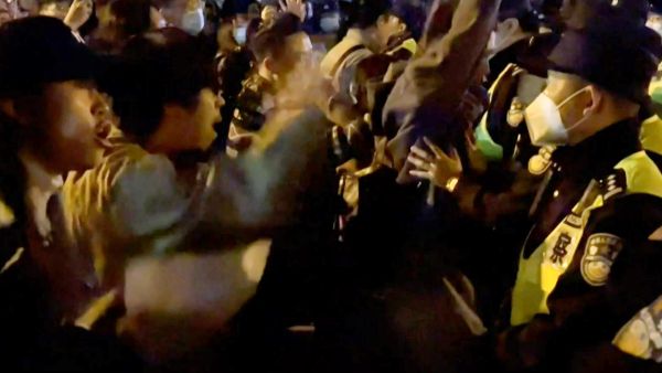 Covid protests in China 