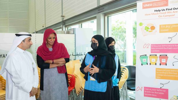During the event College of Agriculture and Veterinary Medicine at the UAE University launches an awareness campaign to reduce food waste