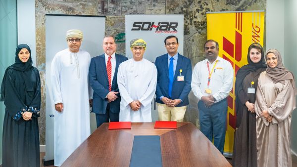 During the event DHL To Open a New Office in Sohar Freezone
