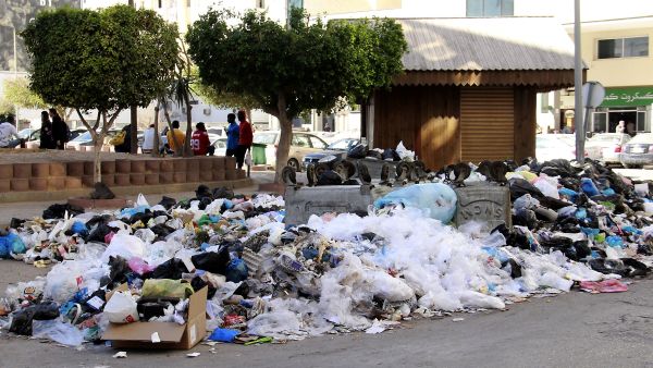 Garbage in Tunisia's Sfax