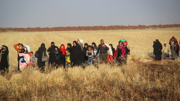 Displaced Syrians in Aleppo 