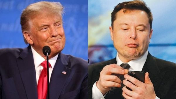 Trump (L) Musk 