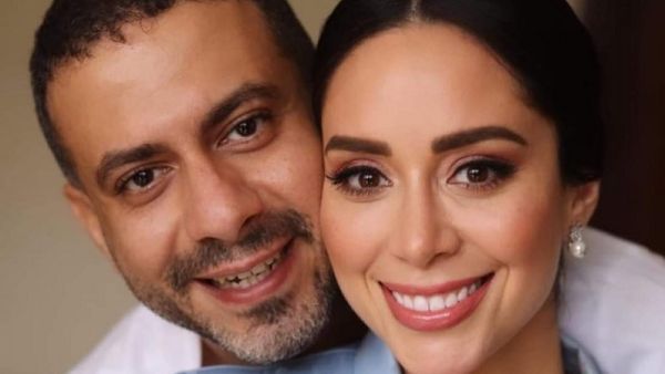  بسنت شوقي و زوجها الفنان محمد فراج 
