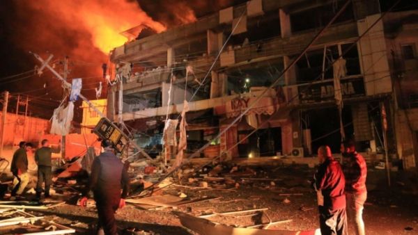 إنفجار خزان وقود تابع لمخبز في مدينة دهوك شمال العراق