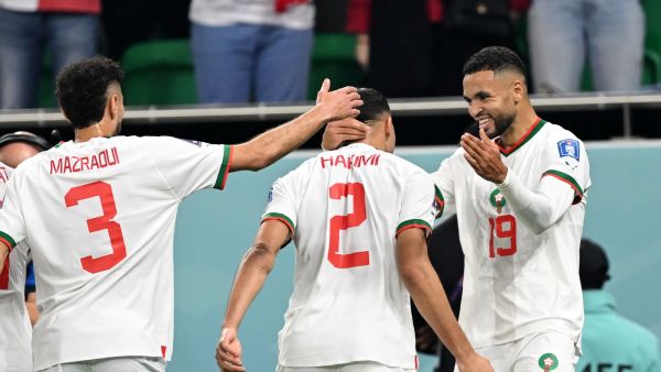 المغرب تتفوق على كندا بعد نهاية الشوط الأول (المصدر: أ ف ب)