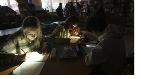 A library in Ukraine 
