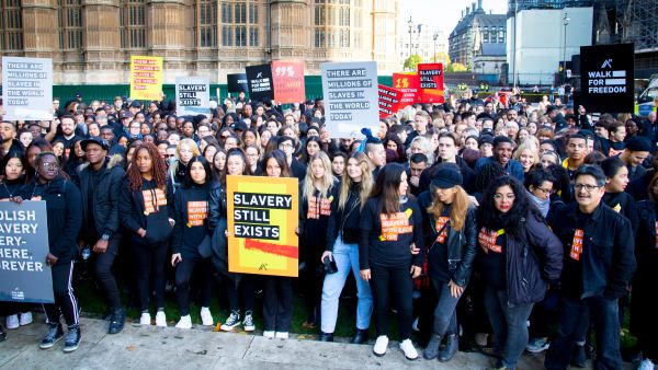 Protests against modern slavery