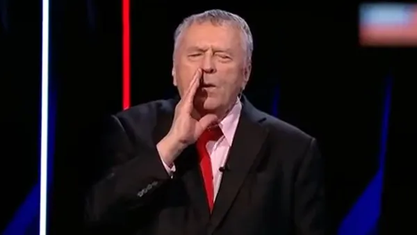 Russian T.V. anchor