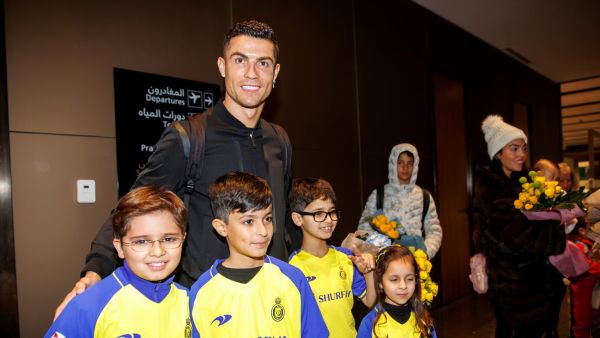 رونالدو في الرياض (المصدر: AFP PHOTO /AL NASSR FC)