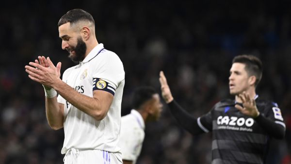ريال مدريد يكتفي بالتعادل مع سوسييداد (المصدر: أ ف ب)