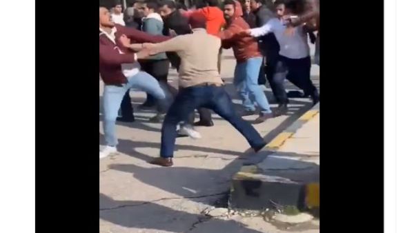 معركة في حرم الجامعة الاردنية