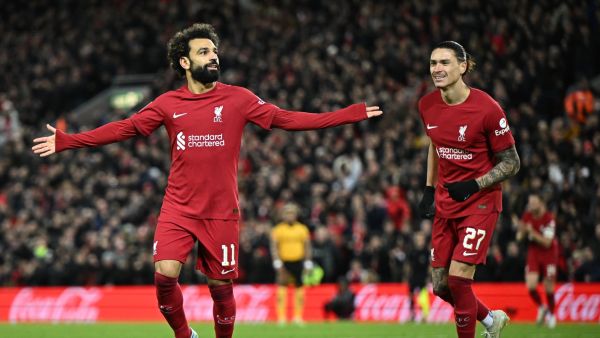 صلاح يقود ليفربول اليوم أمام برايتون (المصدر: أ ف ب)