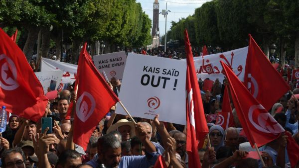 Protests in Tunis 