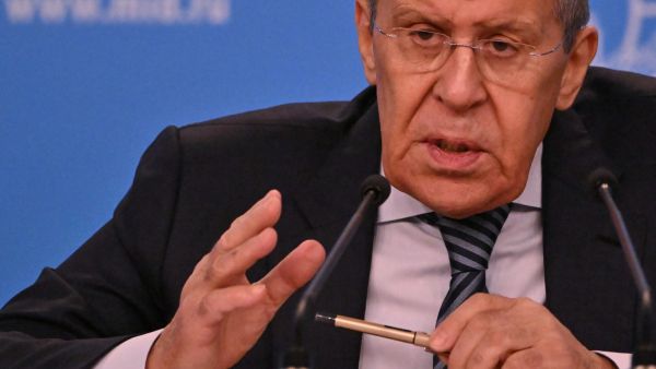  وزير الخارجية الروسي، سيرغي لافروف (أ ف ب)