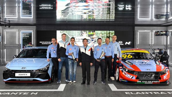 Hyundai Motor Celebrates Double Victories in WTCR 2022 with Exhibition and Employee Events