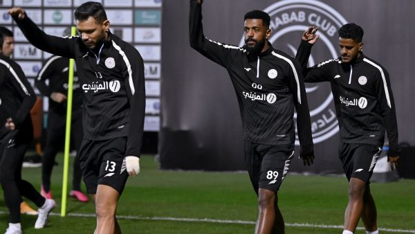 الشباب يستعد لمواجهة أبها اليوم (المصدر: AlShababSaudiFC@)