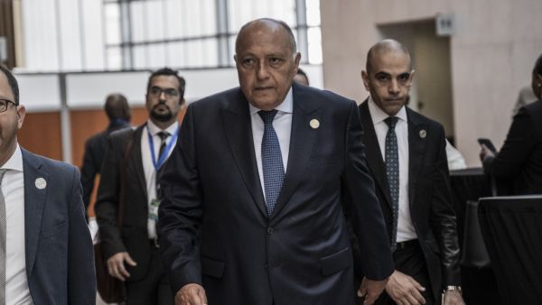  وزير الخارجية المصري سامح شكري