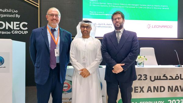 During the event First Train-The-Trainer programme completed by Khalifa University experts at Leonardo Cyber & Security Academy in Italy