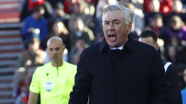 أنشيلوتي مدرب ريال مدريد (المصدر: أ ف ب)