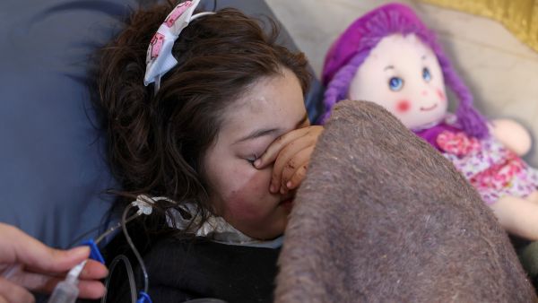 Syrian earthquake survivor