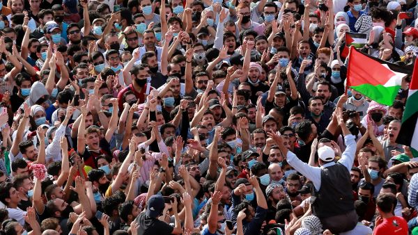 Jordanians protest 