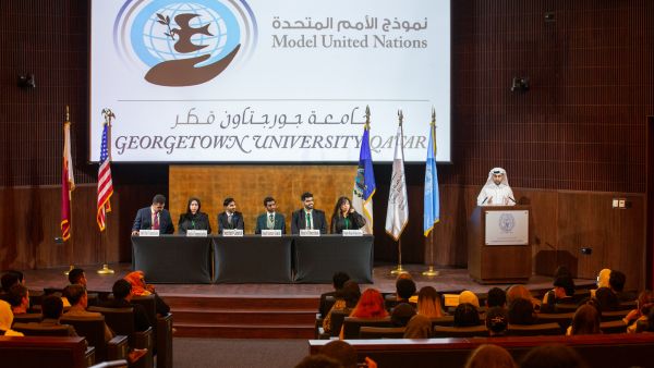 Georgetown Arabic Debate Team Wins Best Speaker and Earns Top Four Ranking at the 2nd Asian Arabic Debating Championship in Oman