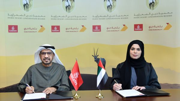 خلال الحدث مجموعة الإمارات توقع اتفاقية مع بلدية دبي لمواصلة إدارة محمية دبي الصحراوية