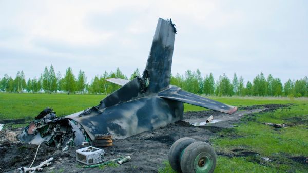 Crashed aircraft