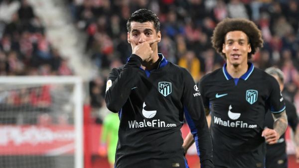 موراتا يمنح أتلتيكو مدريد فوزاً مهماً (المصدر: أ ف ب)