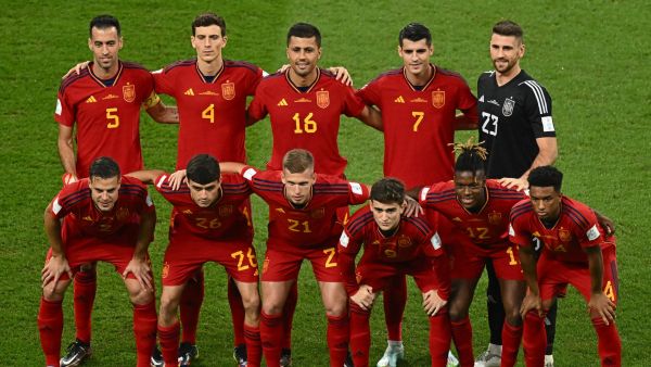 منتخب إسبانيا (المصدر: أ ف ب)