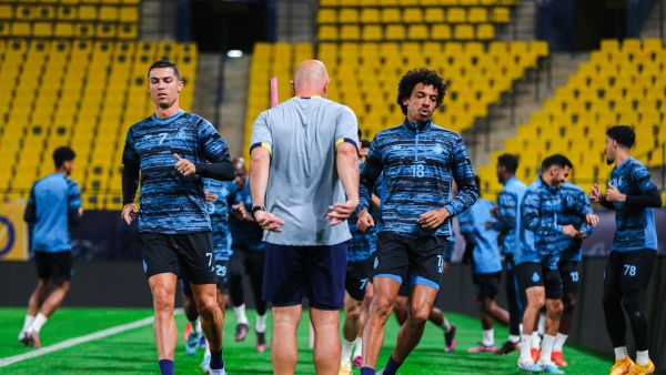 جانب من تدريبات النصر (المصدر: AlNassrFC@)