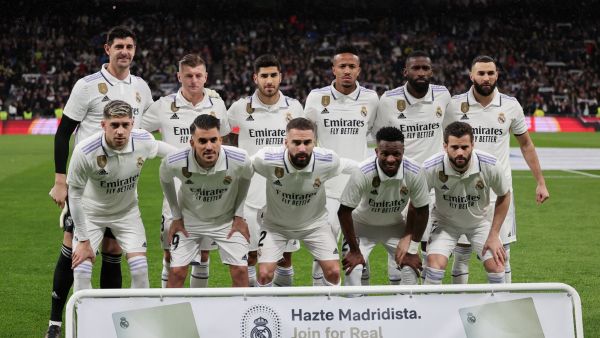 فريق ريال مدريد (المصدر: أ ف ب)