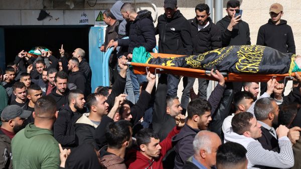  three Palestinians were shot dead by Israeli border police in in the occupied West Bank on March 9, 2023