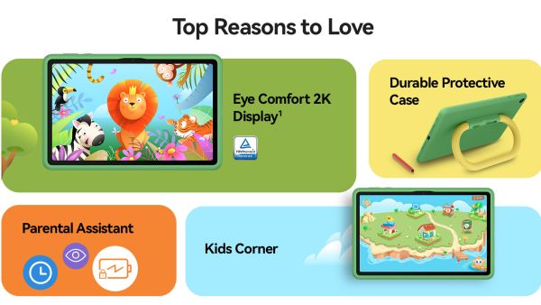HUAWEI MatePad SE 10.4” Kids Edition is the top 2023 Kids-friendly tablet to get in Qatar