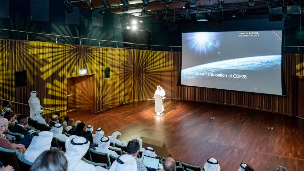 During the event UAE Space Agency Organizes Lift-off to 1.5C Space Workshop in Expo City Dubai
