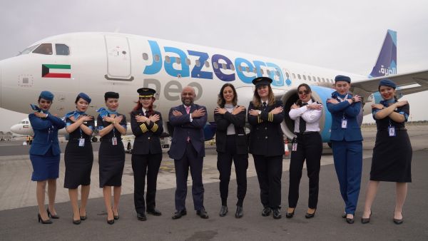 Jazeera Airways first flight with all-female crew takes off   