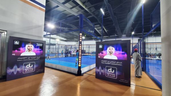 du showcases Generative AI like ChatGPT capabilities at an exclusive governmental entities padel tournament