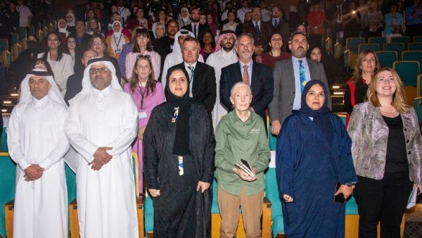 Jane goodall inspires youth at QF school’s sustainability conference
