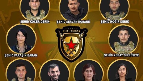 نعت قوات سورية الديمقراطية (قسد) تسعة من مقاتليها 