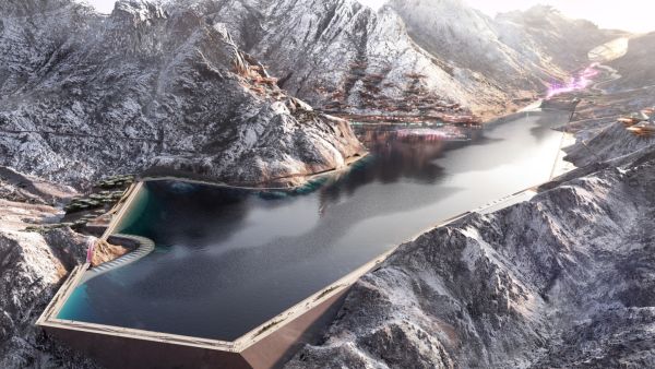 خطة تصميم طروادة ، وهي منطقة في مدينة نيوم الكبرى المخطط لها في المملكة العربية السعودية 